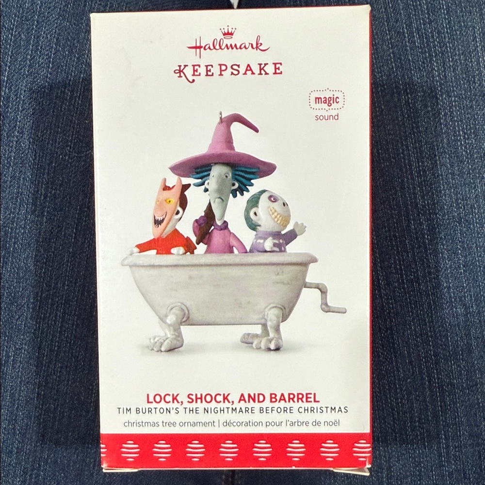 Hallmark Keepsake Ornament Lock, Shock, Barrel The Nightmare Before Christmas